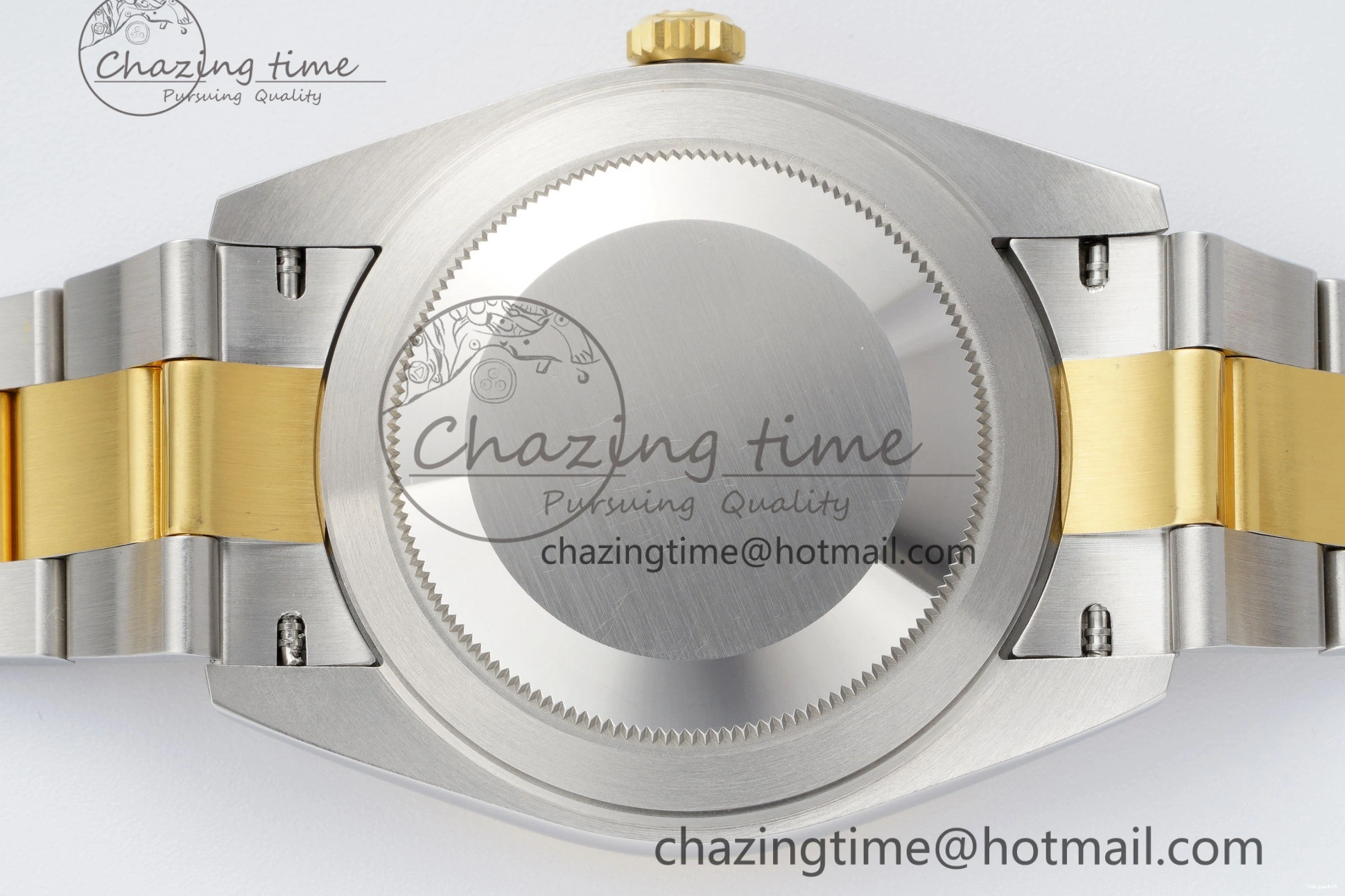 41 KING Steel Bezel on Dial 1:1 Polished Bracelet YG Oyster Best White DateJust Edition 904L SS VR3235 0311